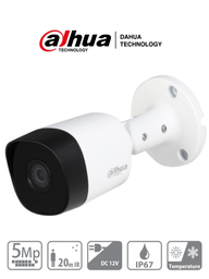 Camara Dahua HAC-B2A51-28 Bullet de 5 Mp, Lente 2.8mm, Metalica.