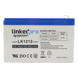 Batería de respaldo LinkedPro LK1212 12V 12Ah AGM