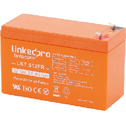 Batería de respaldo LINKEDPRO LK7.512FR 12V 7.5Ah AGM