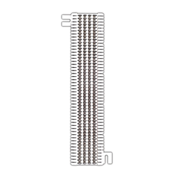 Bloque de conexión Siemon M1-50 S66 50 pares Cat5e