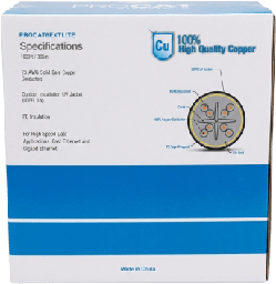 Bobina Cat6 exterior LinkedPRO PRO-CAT-6-EXT-LITE 305 m UTP