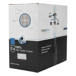 Bobina cable UTP LinkedPro PRO-CAT6A-R Cat6A 305m azul