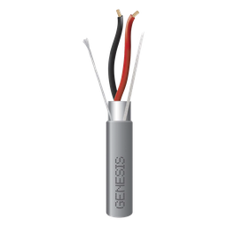 Cable blindado Genesis 2214-1109 2x18 AWG 305m CMR/Riser