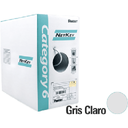Bobina cable UTP Cat 6 Panduit NUC6C04IG-ME 305m gris