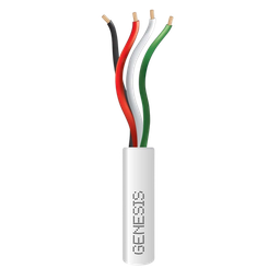 Cable de alarma GENESIS 2104-1101/1000 4x22 AWG 305m