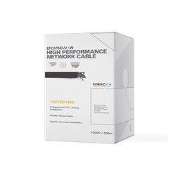 Cable UTP Cat5e LinkedPro EP-CAT-5E-V2/W 305m CCA blanco