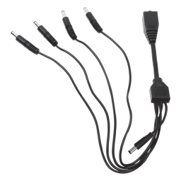 Cable con 5 Vías para Alimentar 4 Cámaras TURBOHD y DVR TURBOHD epcom / HIKVISION