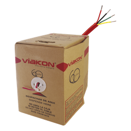 Cable detección de incendio Viakon 9424 4x18 AWG FPLR 305m