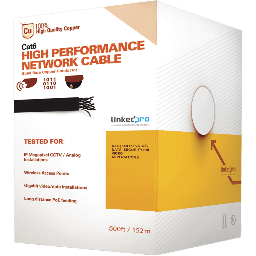 Bobina cable UTP Cat6+ LinkedPro PRO-CAT-6-PLUS/500-V2 152m