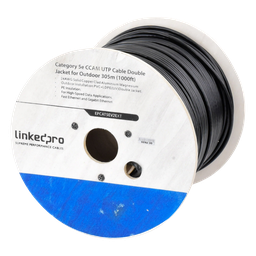 Bobina UTP Cat5e LinkedPro EP-CAT-5E-V2-EXT 305m negro