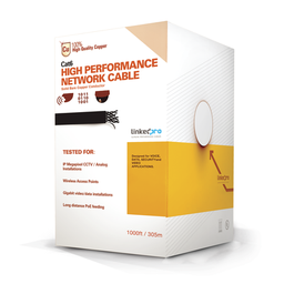 Cable Cat6+ UTP LinkedPro PRO-CAT-6-PLUS 305m azul