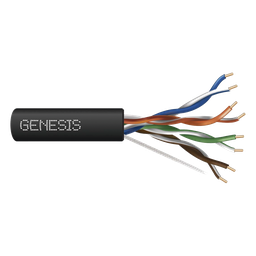 Bobina cable UTP Cat6 Genesis 6360-1108 riser 305m negro