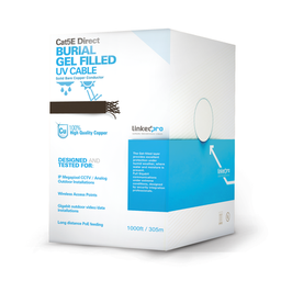 Bobina cable UTP Cat5e LinkedPro PRO-CAT-5E-GELX 305m gel