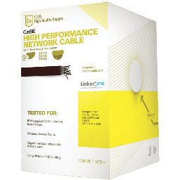 Cable Cat5e UTP LinkedPro PRO-CAT-5E-W-V2 cobre 305m