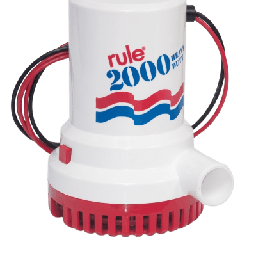 Bomba de achique sumergible Rule 10 2000 GPH 12V
