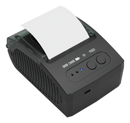 Impresora térmica portátil de 58 mm con  USB + Bluetooth, Android + iOS con Batería