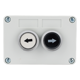 Botonera doble AccessPro XBS-SW-22 contactos COM/NO IP40
