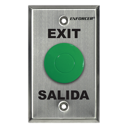 Botón de salida tipo hongo Enforcer SD-7201GCPE1Q verde