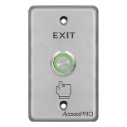Botón de salida AccessPro APBIVC iluminado verde IP65