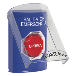 Botón de salida de emergencia STI SS2422EX-ES azul