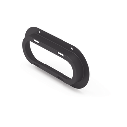 Brida montaje ECCO EZ3060FLG policarbonato negro