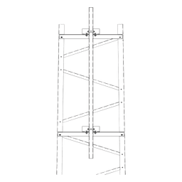 Brazo torre Trylon TRY-TFM4 sección 4 con mástil 1.8m