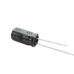 Capacitor electrolítico Syscom 1000µF 6.3V