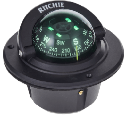 Brújula marina Ritchie F-50 empotrable dial 70mm
