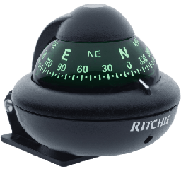 Brújula marina Ritchie X-10B-M 51mm bracket reversible 300°