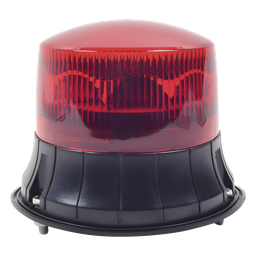 Burbuja vehicular LED Epcom XP-1535-R roja 9 LEDs giratoria