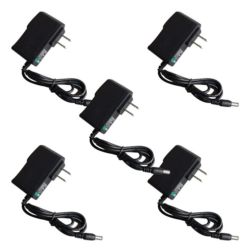 Kit de 5 Adaptador Eliminador Cargador 5 V 1 Amp