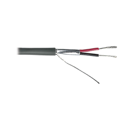 Cable blindado Viakon 9222 2x18 AWG Riser 305m gris