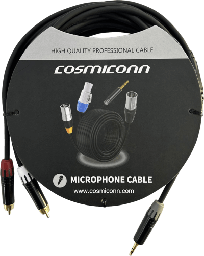 Cable audio 3.5mm a 2 RCA COSMICONN CMC220AS-TP-2RM-5 5m