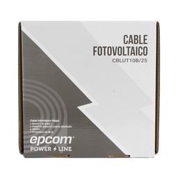 Cable fotovoltaico EPCOM POWERLINE CBL-UT-10B/25 6mm² 25m
