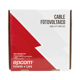 Cable fotovoltaico EPCOM CBLUT10R/50 6 mm² 2000V