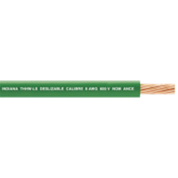 Cable eléctrico Indiana SLY-312-GRN/100 14 AWG THW-LS verde