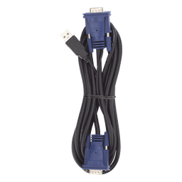 Cable KVM USB PLANET KVM-KC1-3 USB A + VGA 3 m