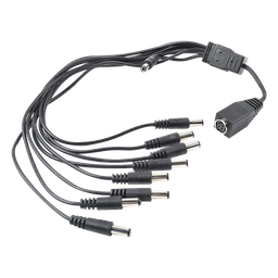 Cable alimentación Hikvision DS-9WAYC 9 vías 8 cámaras 12V
