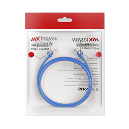 Patch cord Hikvision DS-1NP6UEC0-100-B Cat6 1m azul