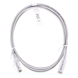 Cable de parcheo LinkedPro LP-UT6-150-GY28 Cat6 slim 1.5m