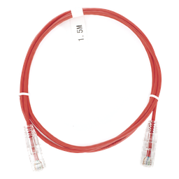 Cable de parcheo LinkedPro LP-UT6-150-RD-28 Cat6 slim 1.5m