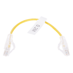 Cable de parcheo LinkedPro LP-UT6-020-YE28 Cat6 20cm amarillo