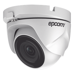 Turret TURBOHD 2 Megapixel (1080p) / METÁLICA / Gran Angular 103° / Lente 2.8 mm / IR EXIR Inteligente 20 mts / Exterior IP66 / TVI-AHD-CVI-CVBS / dWDR