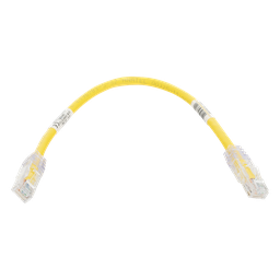 Cable de parcheo Panduit UTPSP1YLY UTP Cat6 0.3m amarillo