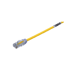 Cable UTP Cat6A Panduit UTP28X2YL 0.61m 28AWG amarillo
