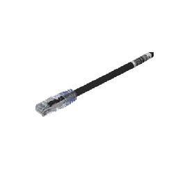Cable de parcheo UTP Panduit UTP6AX1BL Cat6A 0.30 m negro
