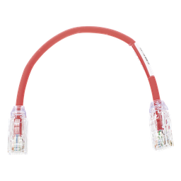 Patch cord UTP Panduit UTP28X8INRD Cat6A 20.3 cm rojo