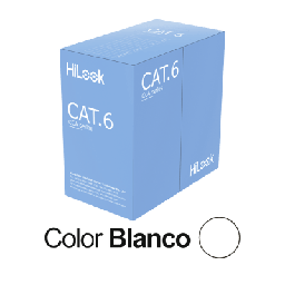 Cable UTP Cat6 HiLook NC-1LN6UU/CCA/M 305m 23 AWG