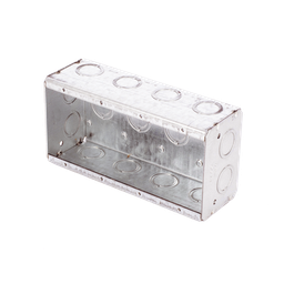 Caja multigang RACO HUB-693 4 gangs acero 20 entradas