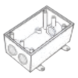 Caja Condulet FS Rawelt RR-0472 1/2" 3 bocas intemperie